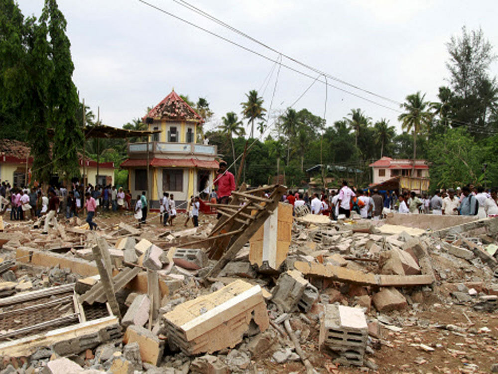 The five were absconding soon after one of the worst temple tragedies Kerala has witnessed which has claimed 109 lives so far and left over 350 injured. Reuters file photo