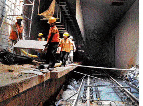 The underground stretch between Cubbon Park and Majestic Station will be launched later this month. DH FILE PHOTO