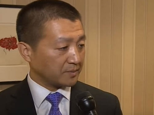 Foreign Ministry spokesman Lu Kang. Screen grab.