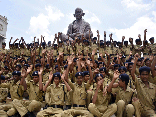Student Police Cadets. DH file photo