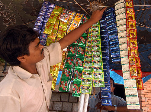 The Department of Food Safety yesterday issued a notification in this regard. According to the notification, unpackaged products of chewable tobacco, too, are covered under the ambit of the ban. DH file photo