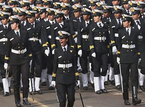 Navy is the last of the three wings of the armed forces in the country to allow permanent commission for women. Image courtesy: twitter
