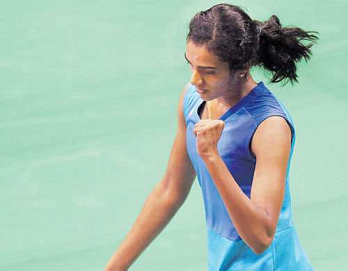 Fourth seed Sindhu took 34 minutes to get the better of her Japanese rival Natsuki Nidaira 21-16 21-12 to book her place in the next round. pti file photo