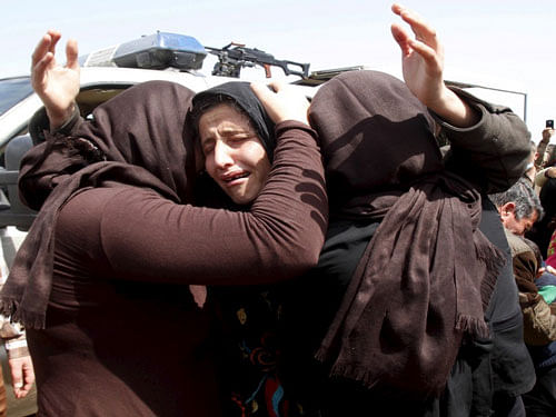 The girls had been ordered to accept temporary marriages to the terrorists and were murdered, sometimes alongside their families, for their refusal to be sex slaves in Iraq's second largest city of Mosul. Reuters file photo