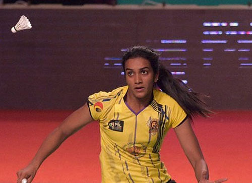 P V Sindhu and H S Prannoy crashed out of the women's and men's singles after suffering straight-game defeats in their respective quarter-final matches. Photo courtesy: Doordarshan News Twitter