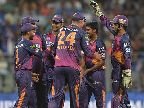 Rising Pune Supergiants won the toss and elected to bowl against Royal Challengers Bangalore in an Indian Premier League match. File photo