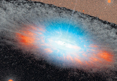 present everywhere Many large galaxies are found to have supermassive black holes lurking in their core. representative IMAGE
