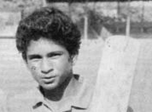 Young Sachin Tendulkar. Picture courtesy citehr.com