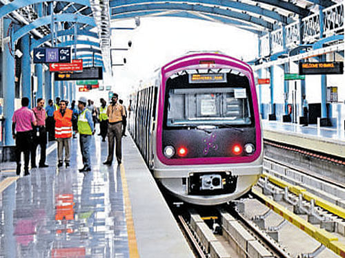 Everyone, everywhere is talking about Metro, waiting eagerly for the takeoff of the entire corridor between Baiyappanahalli and Mysuru Road via the underground. DH file photo