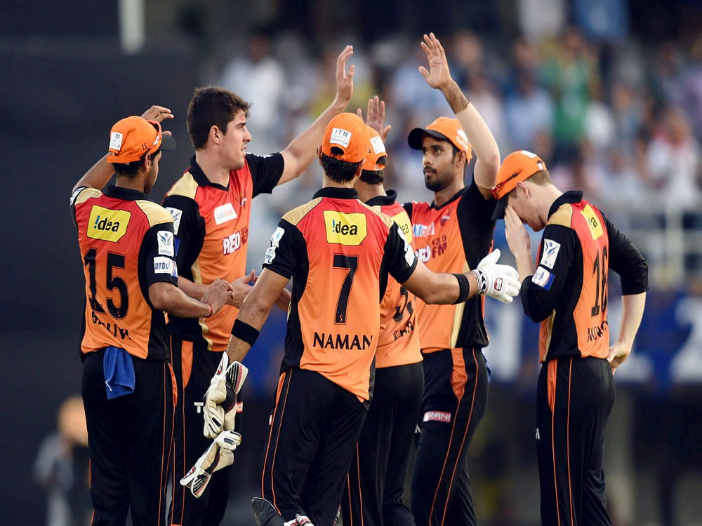 Come tomorrow, it goes without saying that the famed batsmen of SRH are expected to come out with all guns blazing. PTI File Photo.