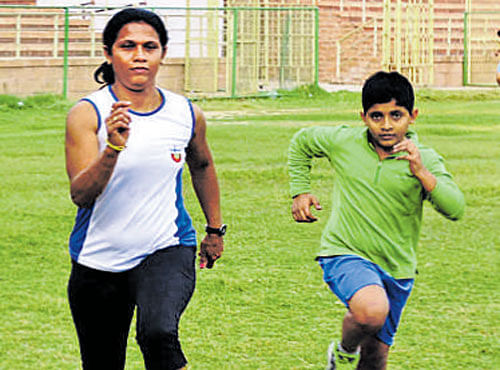LONG-HAUL Sneha Jain with her son.
