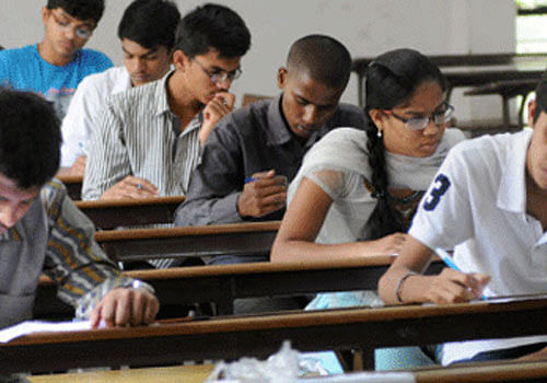 The Common Entrance Test (CET) will be held as scheduled on May 4 and 5 but it's unclear if undergraduate medical and dental admissions will be determined through the exam in Karnataka.  PTI file photo