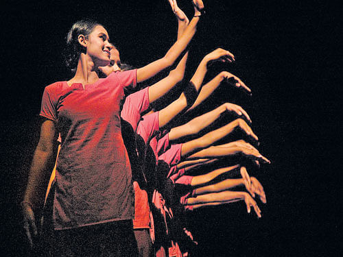 self-expression (Clockwise) Dance performances put forth by the NGO Kolkata Sanved; Sohini Chakraborty,  its founder. Photo courtesy: Kolkata Sanved