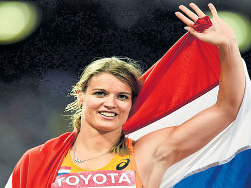 hot prospect: Dafne Schippers clocked the fastest time in 17 years to win the 200M gold at the World Championships last year. AFP