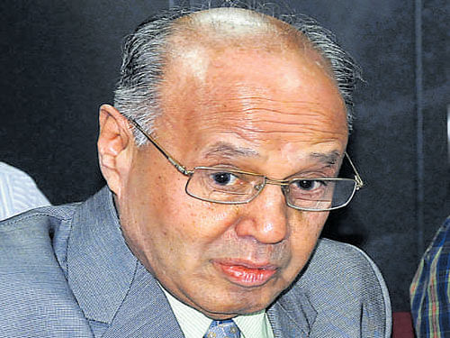 The report had stated that Justice Rao did not take any action despite knowing that his son was using his official residence and office to summon public servants. File photo.