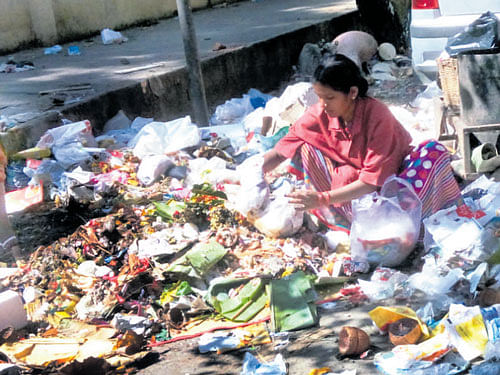 conscious effort Awareness programmes from the root level must be implemented for the sustenance of waste segregation. DH PHOTO BY SRIKANTA SHARMA