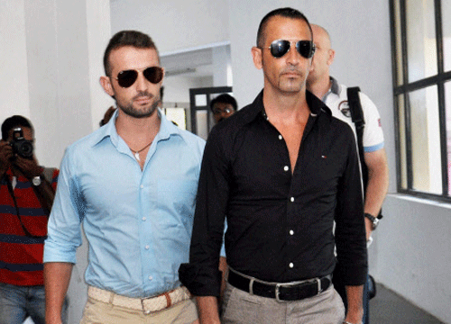 Girone, along with another Italian marine, Massimiliano Latorre, is facing charges of murdering two fishermen in 2012 off the Kerala coast. pti file photo
