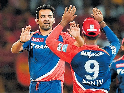 in control Skipper Zaheer Khan has led the team from the front as Delhi Daredevils march towards cementing their place in the top four. pti