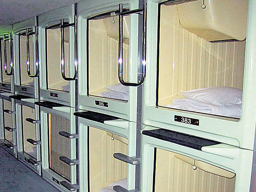 Capsule hotels were first built in 1979 in Osaka, Japan.