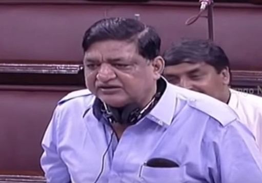 Naresh Agarwal (SP) raised the issue saying the Centre had not contacted his party's government in UP before deciding to send the water train to Bundelkhand. Screen grab.
