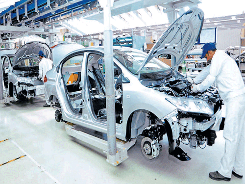 Honda had announced the expansion of the Tapukara plant in March 2015. The present plant has a capacity of 1.20 lakh units which would go up to 1.80 lakh. File photo