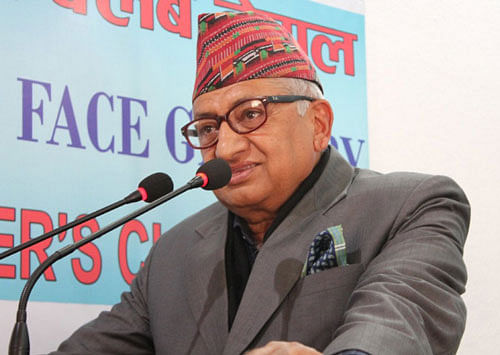 He has also been accused of visiting western districts of the country accompanying Indian Ambassador to Nepal Ranjit Rae without informing the government. image courtesy: twitter