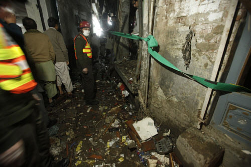 About 12-15 persons were injured in a blast in the AC ducts at the emergency ward of BHU hospital this afternoon, Station Officer of Lanka Police Station Sanjiv Mishra said. reuters file photo