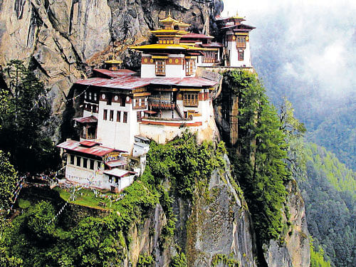 The great leap A view of the Tiger's Nest monastery