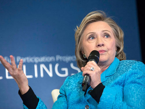 Hillary Clinton.  Reuters file photo