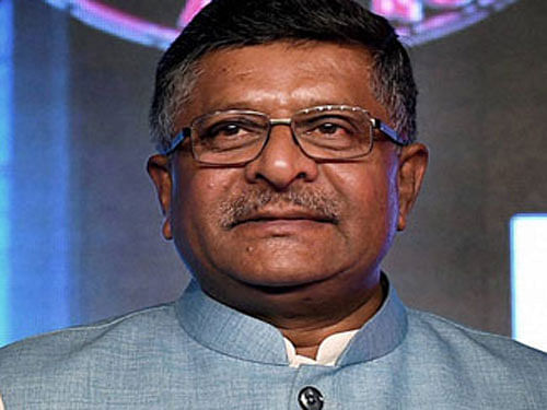 Invoking the social commitment card, Prasad held that consumers expect good service from mobile operators, and as a minister, it is his responsibility to keep persuading and monitoring them to ensure they fix gaps in their network. PTI File Photo.