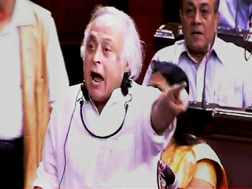 Congress spokesman Jairam Ramesh told reporters that both Swamy and Parrikar have 'blatantly lied' in Parliament by creating a 'web of deceit' in front of the people. PTI File Photo.