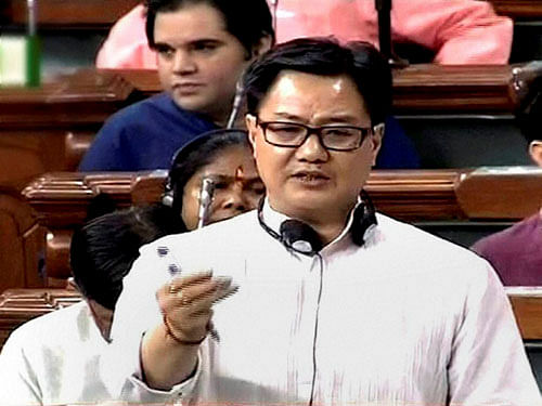 Minister of State for Home Kiren Rijiju told Parliament earlier this month that the applications are processed in consultation with security agencies and other ministries and departments. PTI file photo