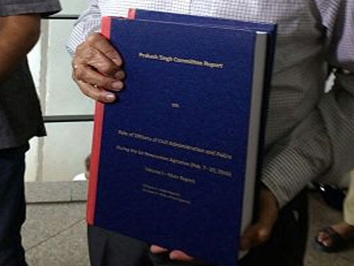 The Parkash Singh Committee report. ANI