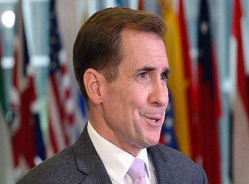 John Kirby, a spokesman of the US State Department. Image courtesy Twitter.