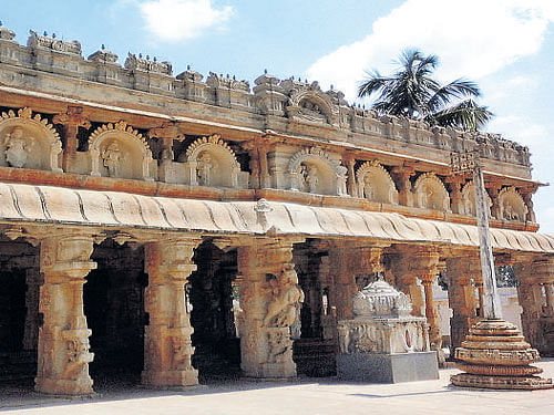 A view of the Rangasthala Temple.