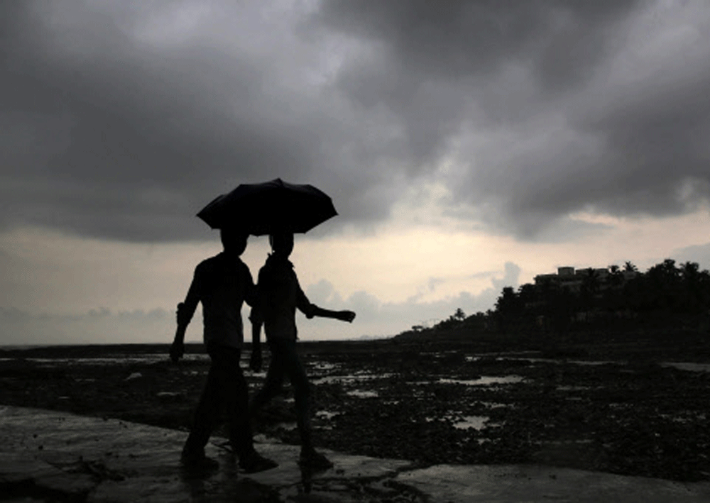The danger of heavy rainfall in excess of 25 CM in Chennai and neighbourhood, forecast last night, has abated with the weather system moving away but coastal areas of the state would continue to experience heavy rains for another 24 hours. File Photo