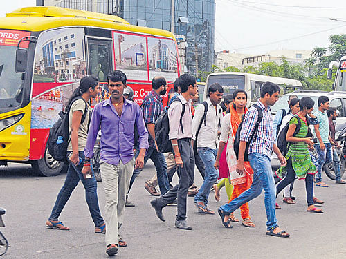 Students float online petition  for skywalk at Marathahalli