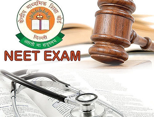 Government today approved promulgation of an ordinance to keep state boards out of the ambit of uniform medical entrance examination, NEET, for one academic year. DH illustration