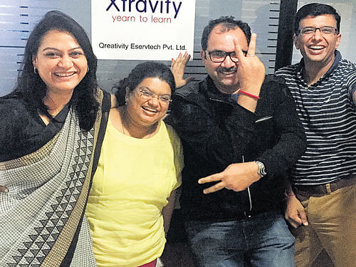 Talented (From left) Kanta Mishra, Nimilita Chatterjee, Ritesh Kumar and Nitin Gupta.