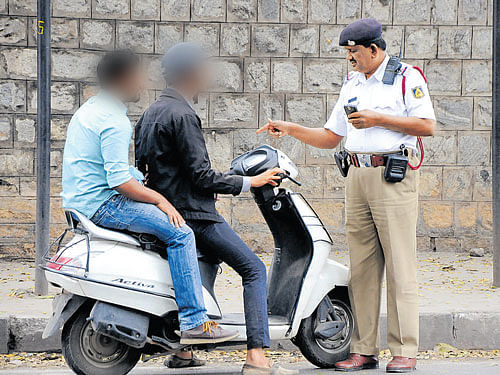 Enhanced penalties have been proposed to improve compliance with traffic rules. Dh file Photo