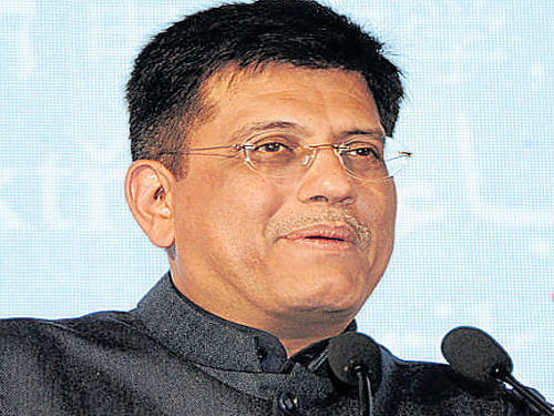 Power Minister Piyush Goyal. DH File  Photo.