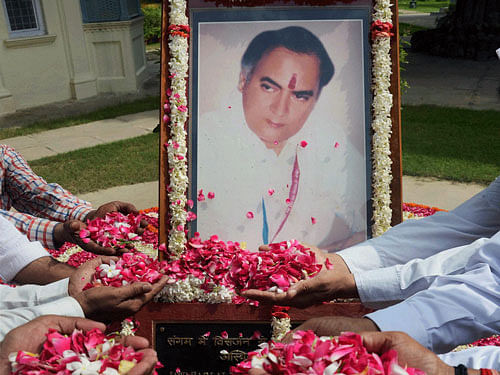 Rajiv Gandhi, who was the sixth Prime Minister of India, was assassinated on May 21, 1991 at Sriperumbudur in Tamil Nadu during a poll campaign. PTI file photo