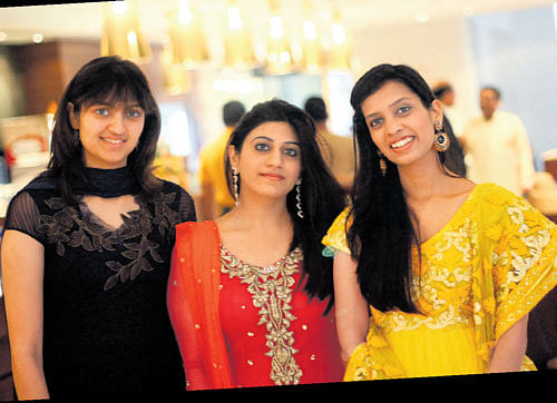 fashion forward (From left) Stuti Bhageria, Nirali Vasisht and Vidisha Pasari.