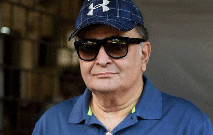 A group of the Congress workers put up a placard on the walls of a public toilet at Shivaji Nagar locality in the town on Monday naming it after Rishi Kapoor. PTI file photo