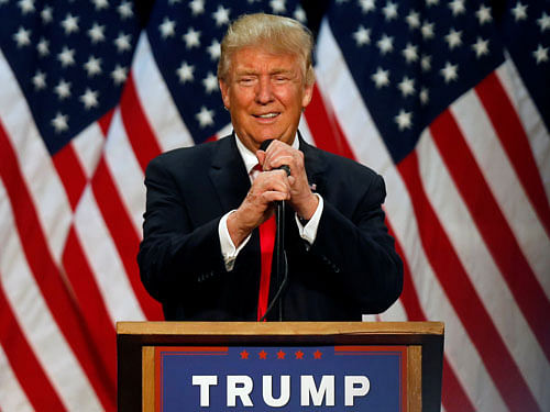 US Republican presidential candidate Donald Trump. REUTERS file photo