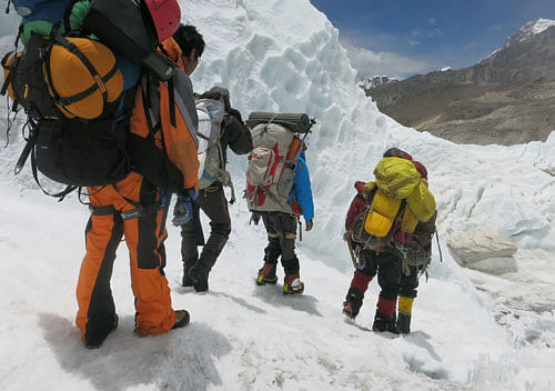 The chances of recovering their bodies are slim due to bad weather close to the summit, authorities said. Reuters file photo