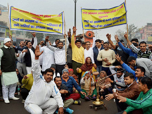 Unwilling to take chances, the state police on Friday registered a case of sedition against prominent Jat leader Yashpal Malik, the chief of the Jat Sangharsh Samiti, and over 100 others for threatening peace and communal harmony in Haryana. PTI file photo