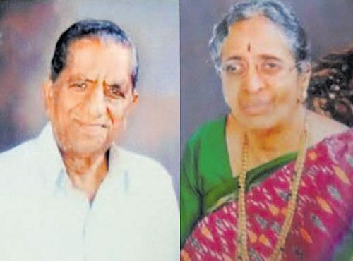 Vaishnavi, and her grandparents KV Murthy and Chaya