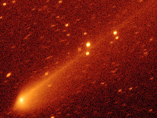 Comets may have sparked life on Earth. File photo