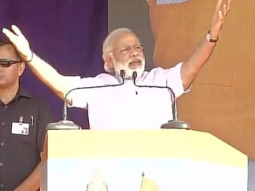 I will never let the country walk on the wrong path, I assure you of that: PM Narendra Modi in Karnataka. ANI